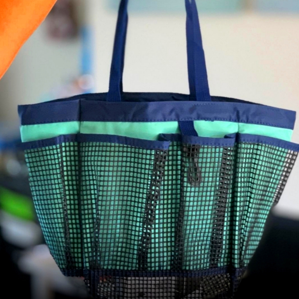 fancii, mesh shower caddy, gym bag